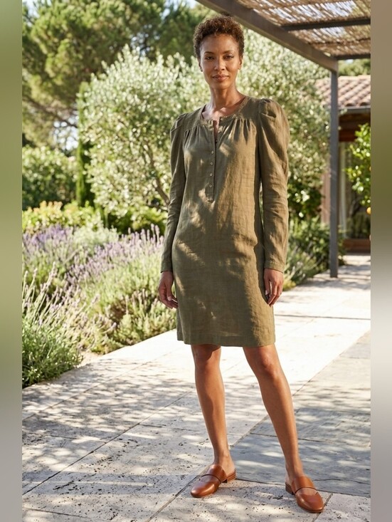 Antik Batik Dresses & Skirts - ANTIK BATIK | Puff-sleeved Dress